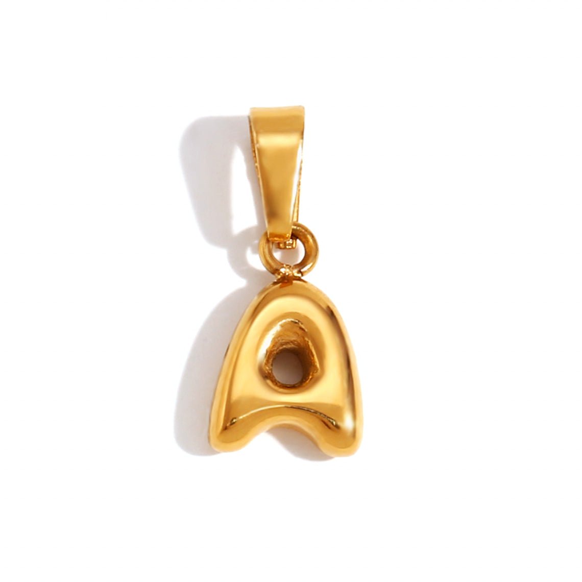 Custom Bubble Letter Necklace Personalized Alphabet Pendant Chain –  KoalaPrint
